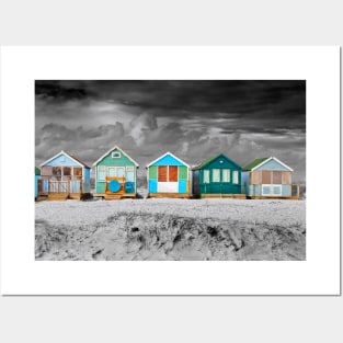 Beach Huts Hengistbury Head Dorset England Posters and Art